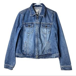 Crazy Horse by Liz Claiborne Denim Jacket Women’s M Medium Wash